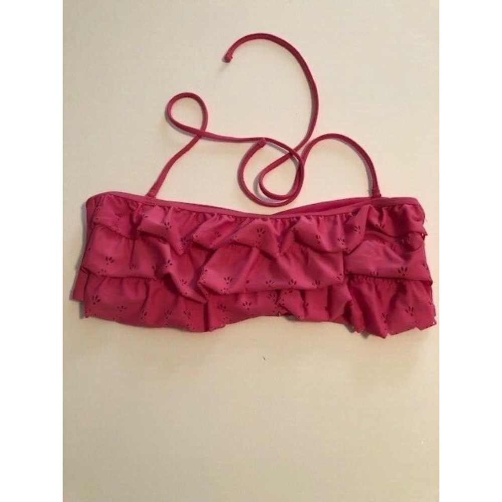 Aerie bikini top pink size large